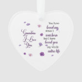 愛するおばあちゃん オーナメント (正面)