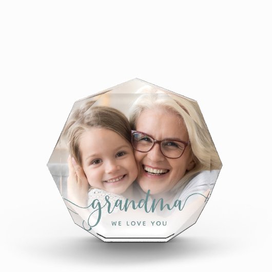 愛するおばあちゃん |スクリプトオーバーレイ フォトブロック (正面)