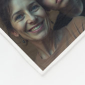 愛するおばあちゃん | モダンハート写真のコラージュ フリースブランケット (角)