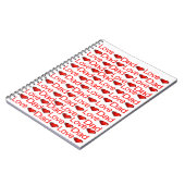 愛するお父さん 赤いハートのノートブック ノートブック (左側)