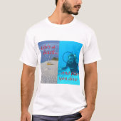 愛するかどの位言って下さい潜ることを! Tシャツ (正面)