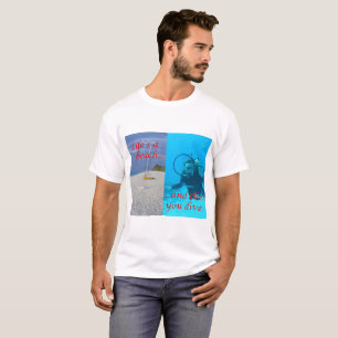 愛するかどの位言って下さい潜ることを! Tシャツ
