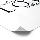 愛することをして 夢を実現させよう インスピレーションを感じる名言 ポスター (角)