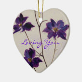 愛すること セラミックオーナメント (左)