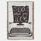 愛するものをして下さい スローブランケット (正面縦)