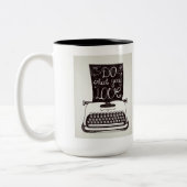 愛するものをして下さい ツートーンマグカップ (左)