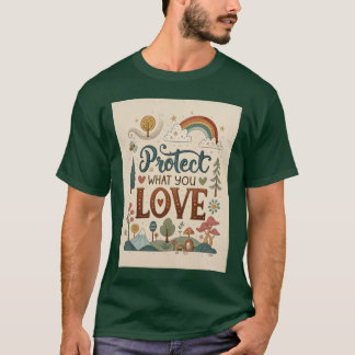 愛するものを守ろう。 Tシャツ