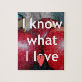 「愛するものを知っている」 - Appleをテーマにしたデザイン ジグソーパズル (縦)