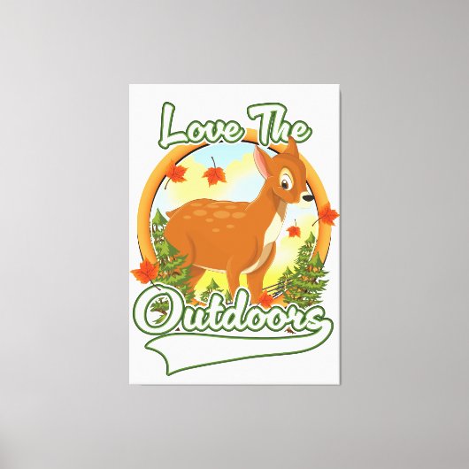 愛するアウトドア キャンバスプリント (正面)