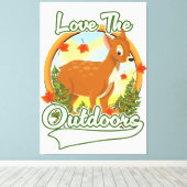 愛するアウトドア キャンバスプリント (インサイチュ (ウッドフロア))