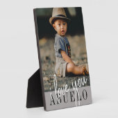 愛するアブエロ カスタム写真 フォトプラーク (側面)