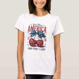 愛するアメリカに祝福をギフト Tシャツ