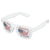 愛するアメリカの国を祝福 レトロサングラス (アングル)