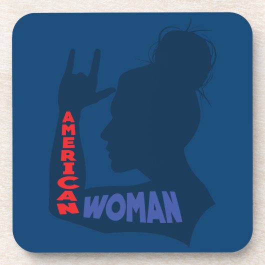 愛するアメリカ人女性 コースター (正面)