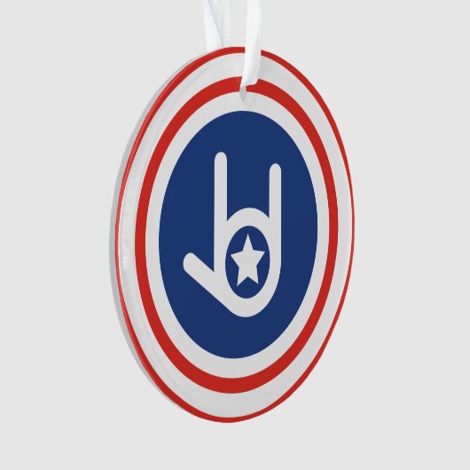 『愛するアメリカ』 オーナメント (正面)