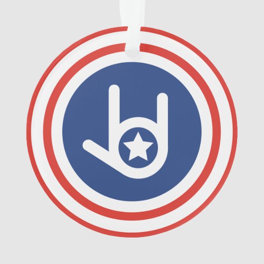 『愛するアメリカ』 オーナメント (裏面)