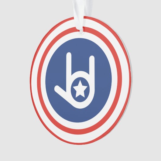 『愛するアメリカ』 オーナメント (正面)