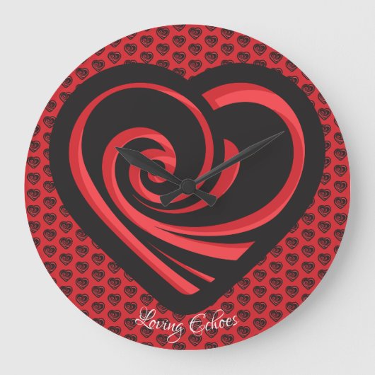 愛するエコー ラージ壁時計 (正面)