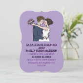 愛するエレガントなウェディング祝招待状 (スタンド正面)