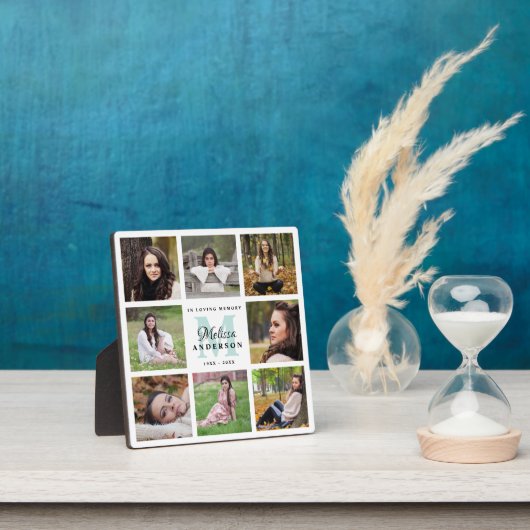 愛するエレガント記憶の中で8フォトコラージュ記念 フォトプラーク (インサイチュ)
