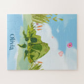 愛するカエルの家族 ジグソーパズル (横)