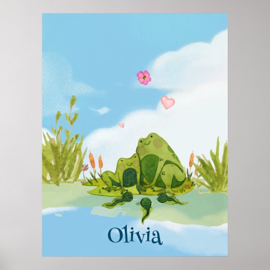 愛するカエルの家族 ポスター (正面)