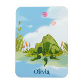 愛するカエルの家族 マグネット (縦)