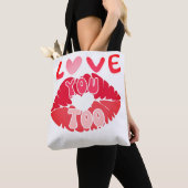 愛するカスタムあなた方の贈り物 トートバッグ (クローズアップ)