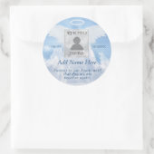 愛するカスタム記憶のメモリアルキーチェーンCl ラウンドシール (バッグ)