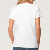 愛するカスタム記憶エンジェルウィングスの写真Vシャツ Tシャツ (裏面)