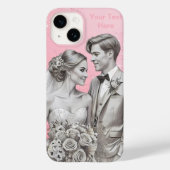 愛するカップルのたった今結婚しましたギフト Case-Mate iPhoneケース (裏面)