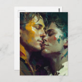愛するカップルの芸術をAIが生み出した ポストカード (正面/裏面)