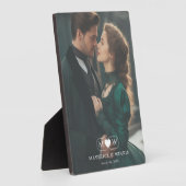 愛するカップルへのロマンチックな記念プレート フォトプラーク (側面)