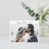 愛するカップル写真バレンタインデーのカード シーズンカード (スタンド正面)