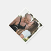 愛するカップル スタンダードカクテルナプキン (角)
