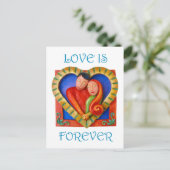 愛するカップル ポストカード (スタンド正面)