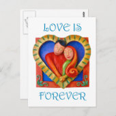 愛するカップル ポストカード (正面/裏面)