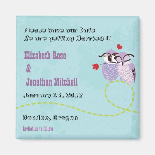 愛するカップル マグネット (正面)