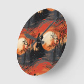 愛するカップル ラウンド壁時計 (傾斜)