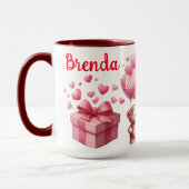 愛するカップルTeddy Bears マグカップ (左)