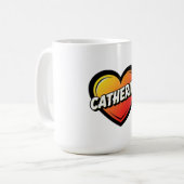 愛するキャサリン コーヒーマグカップ (正面左)