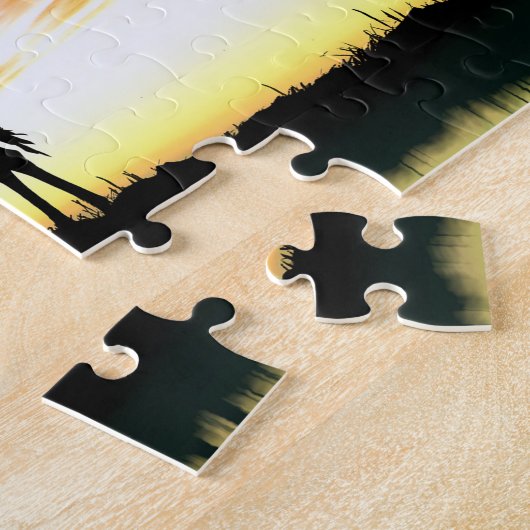 愛するキリン夫婦、ジグソーパズル ジグソーパズル (側面)