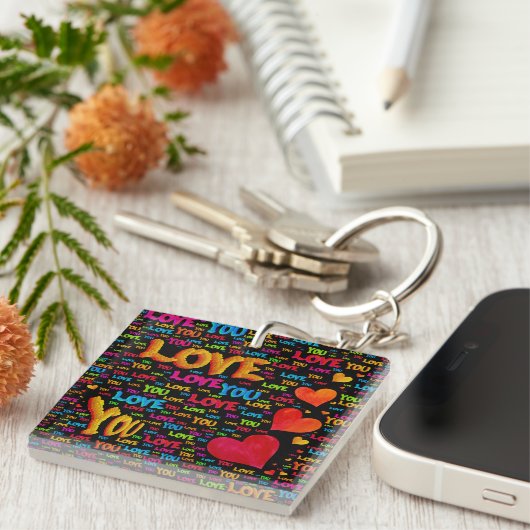 愛するキーチェーン キーホルダー (正面右)
