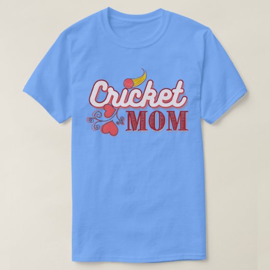 愛するクリケットのお母さん Tシャツ (デザイン正面)