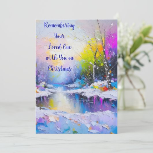 愛するクリスマスカードを思い出す 案内状 (スタンド正面)