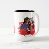 愛するグランパスマグ ツートーンマグカップ (正面右)