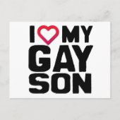 愛するゲイの息子 ポストカード (正面)