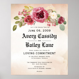 愛するコミットメント♥結婚の証明書 ポスター