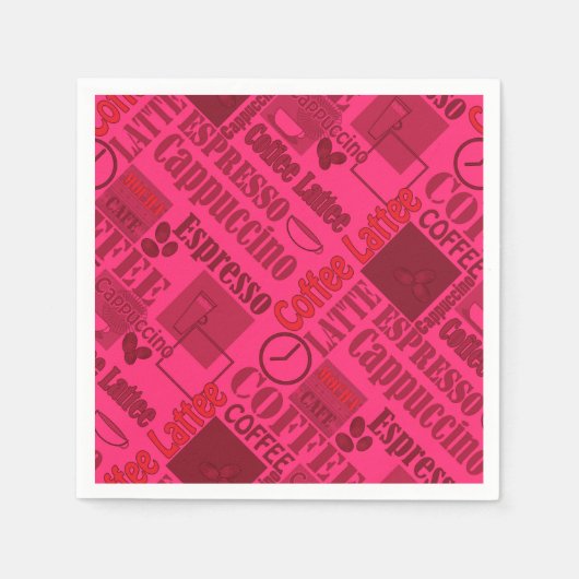 愛するコーヒー スタンダードカクテルナプキン (正面)