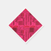 愛するコーヒー スタンダードカクテルナプキン (角)